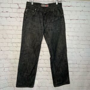Giorgio Armani Men’s Black Pants Straight Leg‎ Denim Jean 32